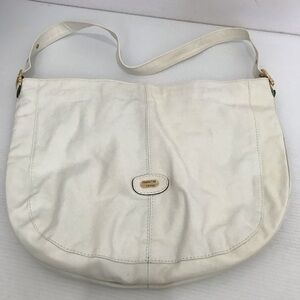Samatha Firenze Genuine Leather White Shoulder Bag